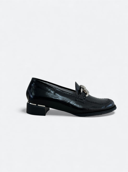 Metal Chain Loafers