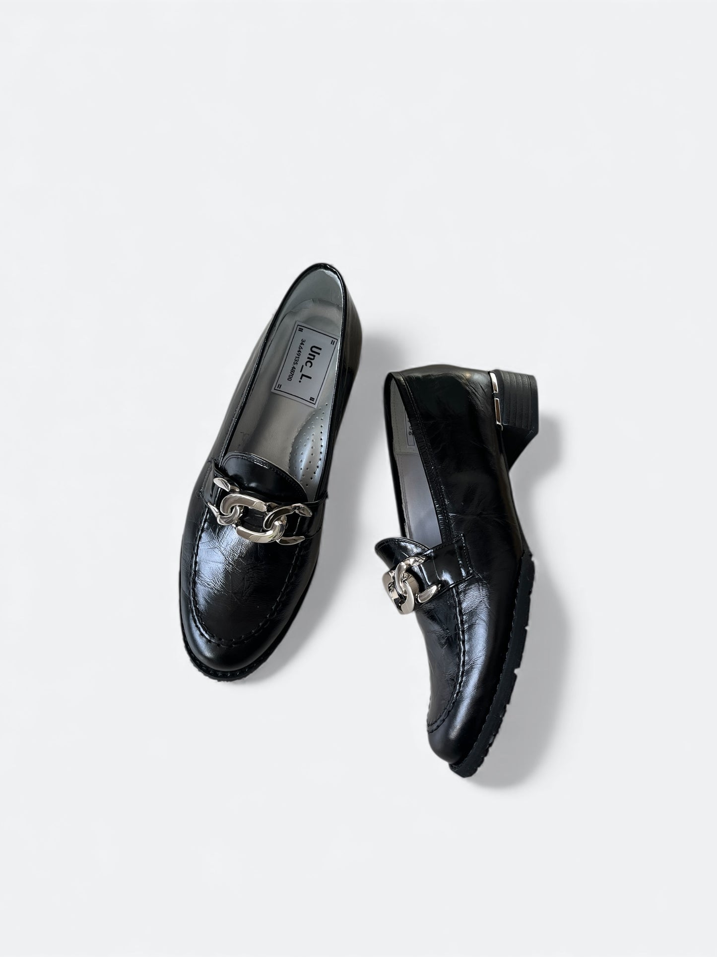 Metal Chain Loafers
