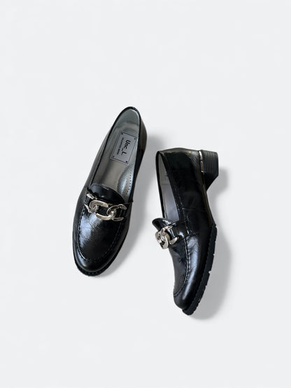 Metal Chain Loafers