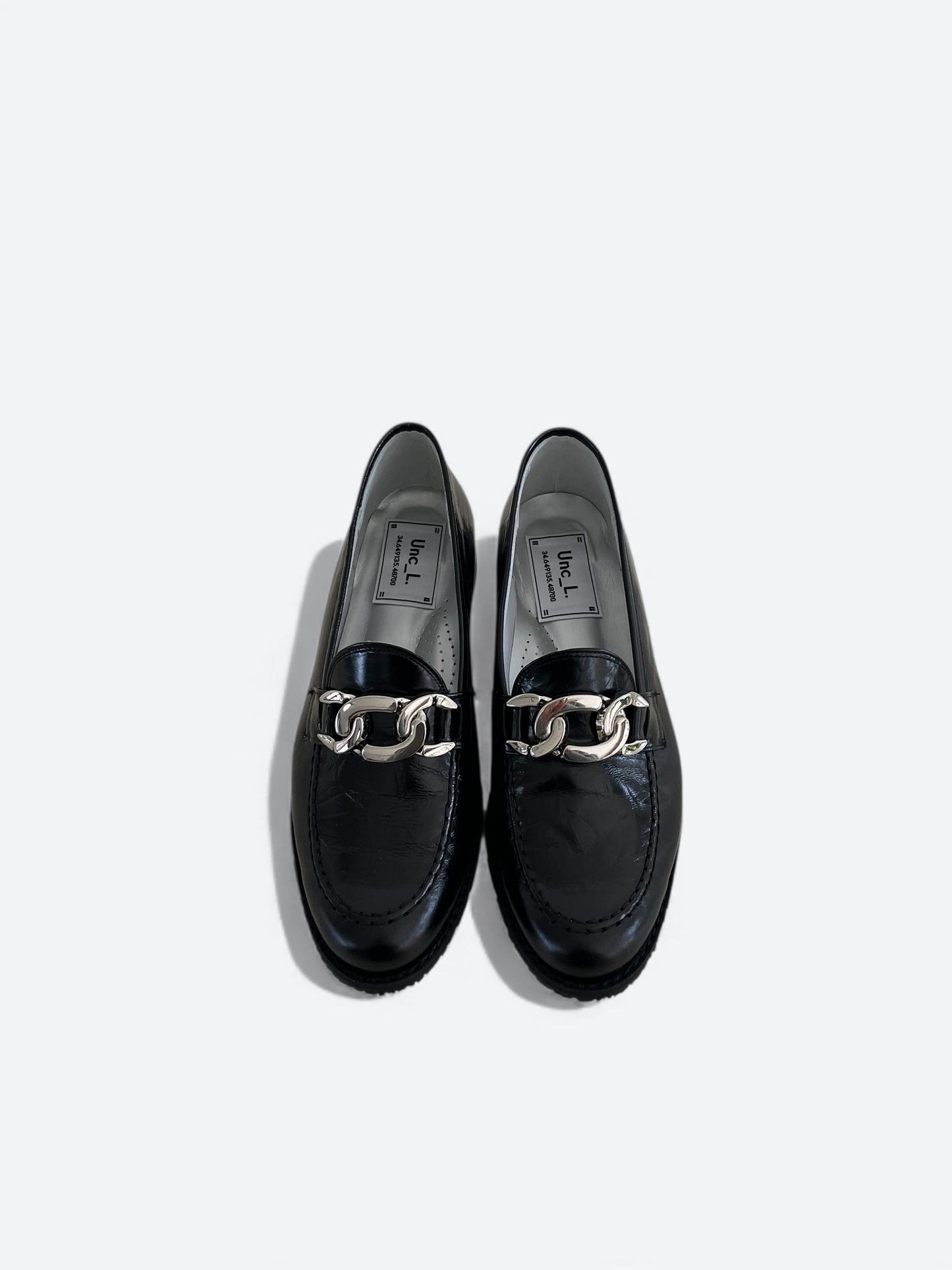 Metal Chain Loafers