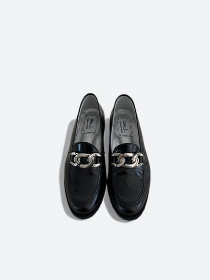 Metal Chain Loafers